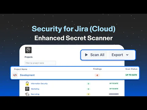watch Security for Jira Enhanced Secret Scanner by Soteri video