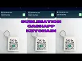 Cash App Sublimation Keychain Key ring in Cricut Design Space
