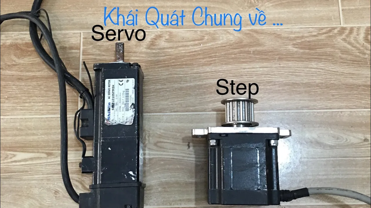 SERVO motor và STEPPER motor - Cách Sử Dụng và Ưu Nhược Điểm