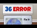 How to Fix 36 Error Code In Mini Split AC Easily
