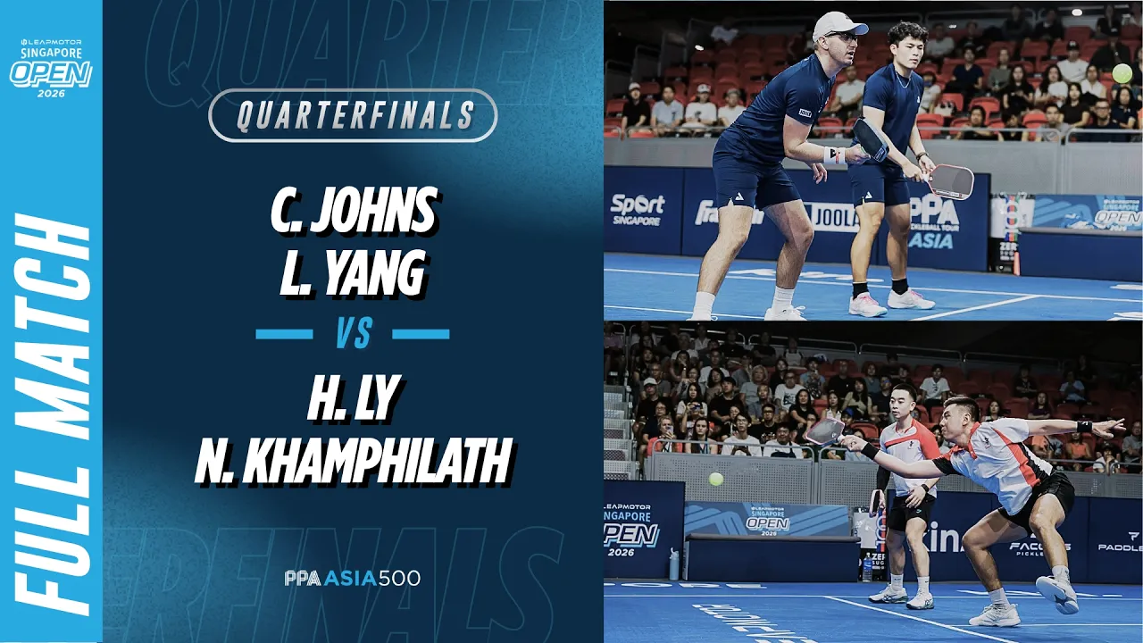 Johns/Yang vs Ly/Khamphilath - Men's Doubles Quarterfinals | Leapmotor Singapore Open 2026