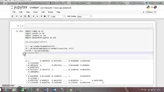 Correlation matrix using Python
