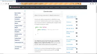 What is No-arg constructor or default constructor javapedia net
