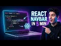 React Navbar in 5 Minutes Beginner Friendly