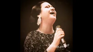 أم كلثوم         كل نار تصبح رماد مهما تقيد     كل ليلةوكل يوم  دندنها
