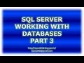 Create alter drop database in SQL Server - Part 3