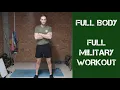 Military Full Body Home Workout British Army Fitness