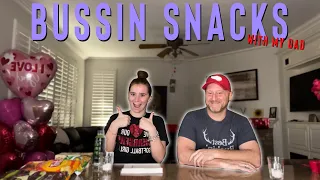 TRYING BUSSIN SNACKS WITH MY DAD