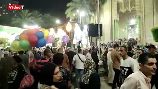 الآلاف فى الليلة الختامية لمولد المرسى أبو العباس بالإسكندرية  الآلاف فى الليلة الختامية لمولد المرسى أبو العباس بالإسكندرية