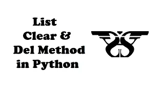 147 List Clear and Del Method in Python with Example Code Python List Methods-6