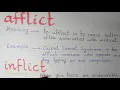 confused Vs inflict
