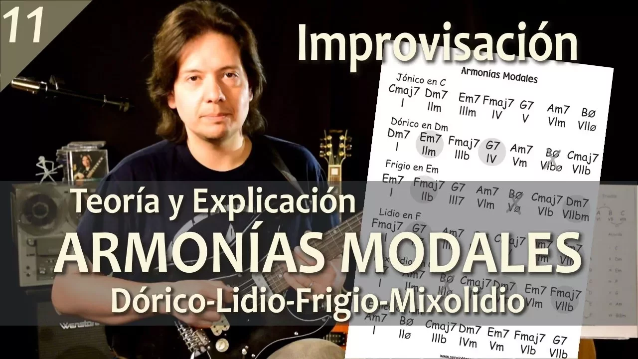 Modos Griegos 11 - Armonías Modales Explicación