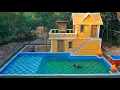 Download Lagu [ Full Video ] 120 Days Building Underground two-story House with Gym room \u0026 Swimming Pool