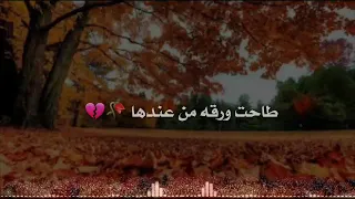 حالات واتس اب اغنيه تخيل شجره بيها أوراق 