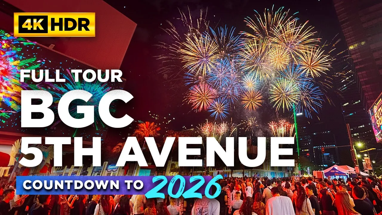 COUNTDOWN to 2026! | BGC New Year Countdown 2026 Venue and Fireworks Display | Philippines