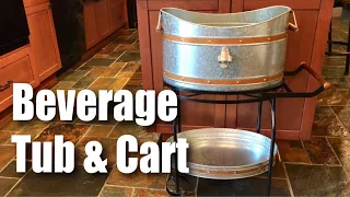 Best Galvanized Beverage Tub and Rolling Cart Review