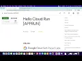 Hello Cloud Run APPRUN
