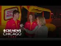 Oscar Mayer Wienermobile at CBS News Chicago