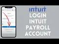 How to Login to Intuit Payroll Account 2024 Sign In to Intuit Payroll Account