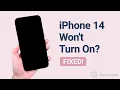 iPhone 14 Won t Turn On 4 Ways to Fix It