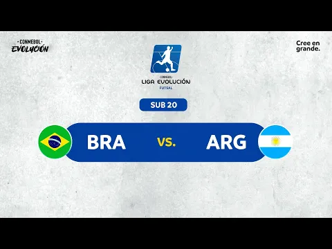 Download MP3 BRASIL vs ARGENTINA | CONMEBOL LIGA EVOLUCIÓN FUTSAL | SUB-20