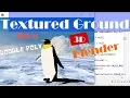 Java 3D How to Create the Simplest Textured Ground in Blender and Import It with SRC