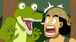 Uma tarde TRANQUILA com Usopp - Animação One Piece