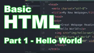 Learn Basic HTML - Hello World
