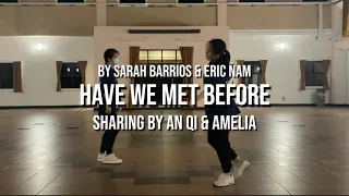 sarah barrios u0026 eric nam have we met before srethgie sharing by an qi u0026 amelia