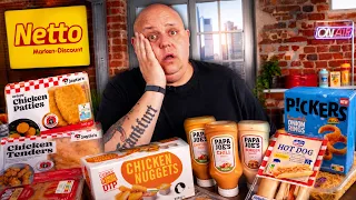 Ich teste SUPERMARKT Fastfood Produkte! 😳🛒