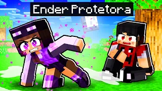 VIREI uma GAROTA ENDER e salvei um GAROTO no Minecraft ◂Miika▸
