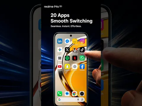 realme P4s | Switch. Scroll. Stay Smooth.