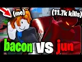 Download Lagu BACON Hunts Down TOXIC Pro Tryhards With INSANE JUN Skills..💀 | Legends Battlegrounds
