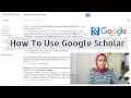 How To Use Google Scholar Writing A Literature Review