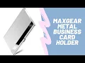 MaxGear Metal Business Card Holder 100k Bonuses in Description