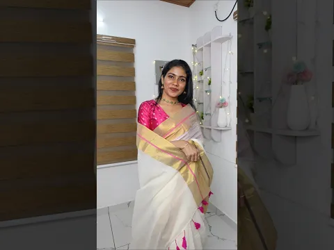 🔥🥹ഇപ്പോഴാണോ പെണ്ണേ ഇതൊക്കെ കാണിക്കുന്നേ😭⁉️ mul Cotton onam sarees #nerin ##viral ##shorts ##flipkart