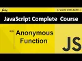 Anonymous Function Js Tutorial in Pashto