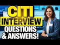 CITIGROUP Interview Questions and Answers How to Pass a Citi Job Interview