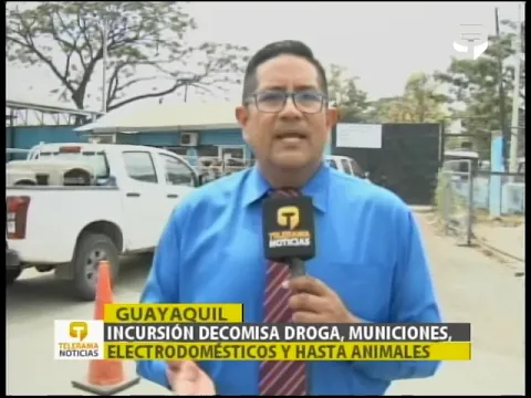 Incursión decomisa droga, municiones electrondomésticos y hasta animales