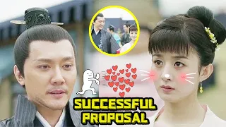 gu tingye proposed to minglan she nodded shyly and agreed they were finally together cn drama 