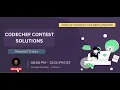 Small Palindrome Problem - 2 Solution CodeChef Starter 172 CodeChef
