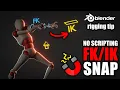 Blender rigging - IK FK auto snapping without scripting