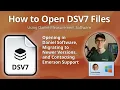 How to Open DSV7 Files Daniel Database Version 7
