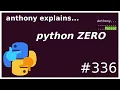porting code to python ZERO intermediate - advanced anthony explains