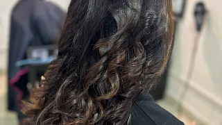 Chocolate brown lowlights