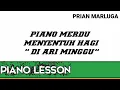 BELAJAR PIANO MERDU \u0026 MENYENTUH HATI: DI ARI MINGGU I