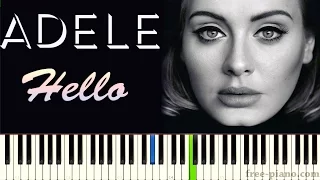 Download Adele - Hello - Online Piano Tutorial MP3