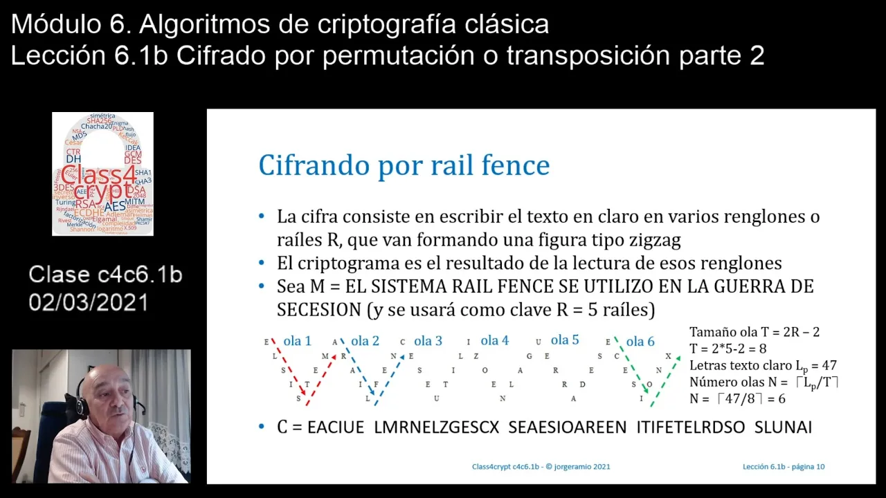 Class4crypt c4c6.1b Cifrado por permutación o transposición parte 2