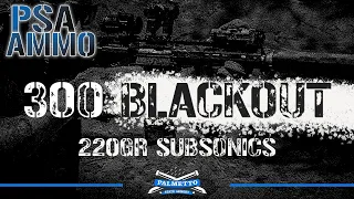 New 300 Blackout 220gr TMJ and 220GR OTM - PSA Ammo Palmetto State Armory
