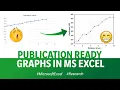 Publication ready graphs in Microsoft Excel